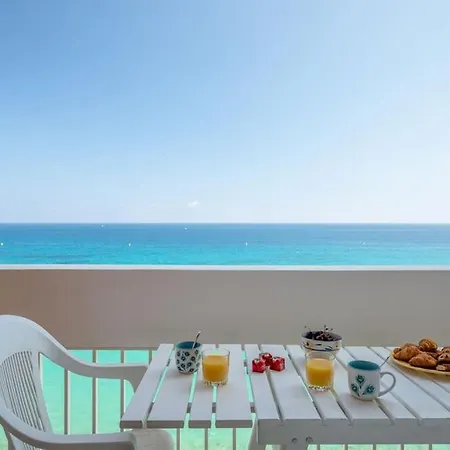 Le Panorama -Vue Exceptionnelle - Dernier Etage - Front De Mer Menton Exterior foto