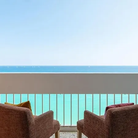 Le Panorama -Vue Exceptionnelle - Dernier Etage - Front De Mer Menton Exterior foto